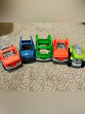 Fisher-Price Little People Toy Truck Set of 5